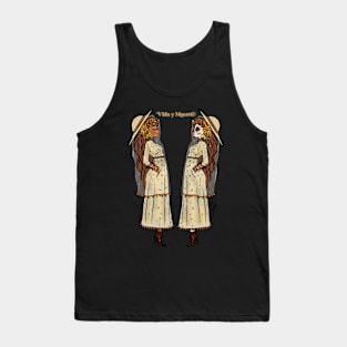 Vida y muerte with transparent background and text Tank Top